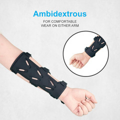 Archery Arm Guard, Adjustable Strap Buckle Bow Arm Guards & Forearm Protector Br