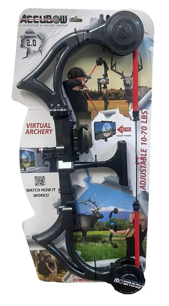 NEW Accubow 2.0 Carbon Fiber Archery Trainer Bow Virtual Hunting Practice System