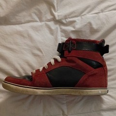 Osiris Rhyme Remix High-Top Skateboarding Shoes Red/Black Men’s US 12