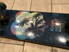 KRYPTONICS SKATEBOARD 31 INCHES COMPLETE PALM TREE