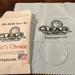 BRAND NEW Clear Targets Doc’s Choice Bowfinger 20/20 35mm 4X Lens – Archery