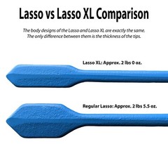 Lasso XL Lightweight Pro Pitching Horseshoes- Blue, One Pair, Made in USA
