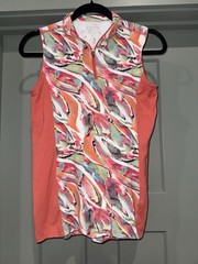 Dover Saddlery CoolBlast 100 Ladies’ Lakeland Sleeveless Print Shirt XS