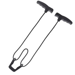 Compound Bow Crossbow Rope Cocking Device Pull Aid 4-Finger Silicone Grey