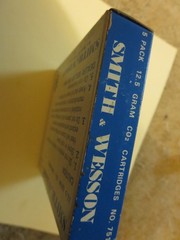 Smith and Wesson air gun accessories. Pellets, co2,(1970s) and B-Bs (later prod)