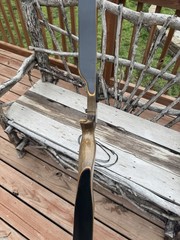 Vintage Bear Archery Black Panther Hunter Recurve Bow 52” 45/50# Right Handed
