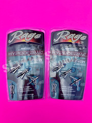 2 pack RAGE Slipcam PRACTICE POINT HYPODERMIC 2″ cut 2 blade broadhead 100 grain