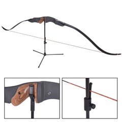 1X Fiberglass Bow Stand Recurve Bow Holder Archery Accessories Hunting Shooting