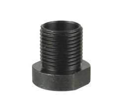 Steel Adapter Convert 1/2×28 TPI Thread to 3/4×16 TPI Thread, Free Crush Washer