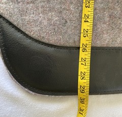 NEW Top Quality Contoured Wool Felt Saddle PAD~Cutout Wither Relief~Wear Leather