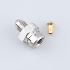 3/8 x 24 Male to Female M10 x 1.0 Stainless Steel M10 x 1.0 to 3AN Male – 1PC