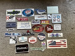 28 Fishing Fish Outdoor #28A STICKERS/Decals Smith Real Tree Cuda Bubba Winn
