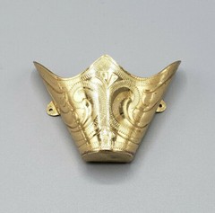 WESTERN COWBOY BOOT TIP Pair – Gold Finish Engraved Tips
