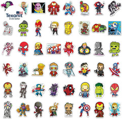 200PCS Cool Character Stickers for Water Bottles Skateboard Luggage Laptop Bumpe