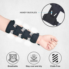 Archery Arm Guard, Adjustable Strap Buckle Bow Arm Guards & Forearm Protector Br