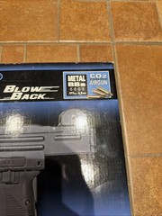 Mini UZI W/Folding Stock – Blowback CO2 Airgun New in Box – Never Fired