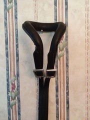 New Black Leather MINI Small Pony Horse Driving Harness with BLUE STAR Cutouts
