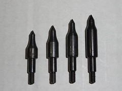 5/16″ Screw In Field Points, Dozen Pack. 100, 125, 145, 150, 175, or 200 grains