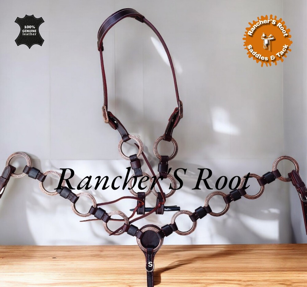 Western Leather Tack Set For Horse | Ring Tack Set