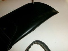 Vintage Unknown (Neet?) Vinyl Archery Hip Quiver w/ Mt Horeb, WI Archery Patch