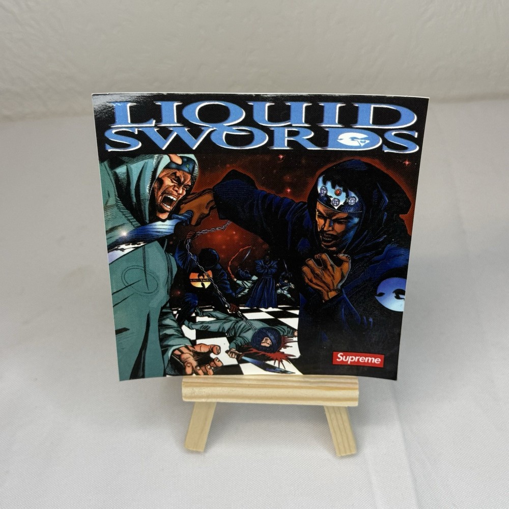 Supreme/Liquid Swords GZA FW18 Sticker Brand New 100% Authentic