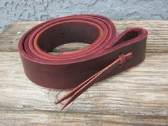 1-3/4″ x 6′ Leather Latigo Tie Cinch Strap High Quality with Punched Holes 30094