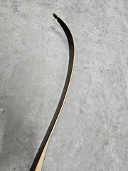 Bear Archery Black Bear Glass Powered Vintage Recurve Bow Brown 45lbs. 60in.