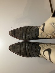 Black Jack Hand Made (USA) American Alligator Boots 8.5D