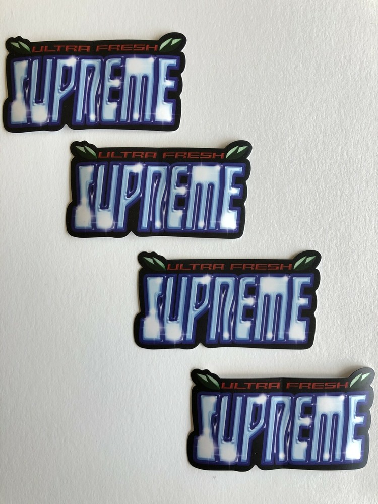 Supreme Ultra Fresh Sticker Black Scratch & Sniff 100% Authentic FW20 Season