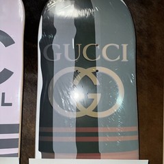 3 DENIAL CHANEL GUCCI BALENCIAGA PARIS SKATE DECK 1XRUN RARE ART Print LOT