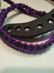Acid purple and black Bling Sling, Archery bow wrist strap Free Ship Mathews
