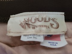 WOOD’S WESTERN PLEASURE SHOW SHIRT JACKET HORSEMANSHIP SHOWMANSHIP HORSE HOBBY L