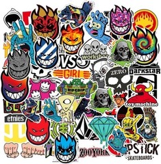 🔥 200 Random Skateboard Stickers Pack Vinyl Laptop Luggage Decals Waterproof 🔥