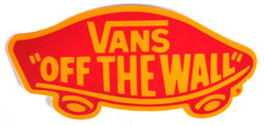 Vans Off The Wall 4 in x 1.875in Decal Classic Skateboard Assorted Designs