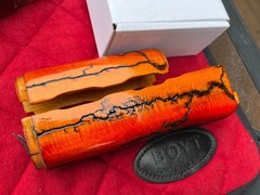 Custom Fractal Burned Romanian ak wood stock set surplus for AGE/GBB airsoft