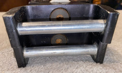 2 1/2» WESTERN STIRRUP TURNERS BLACK ALUMINUM 360 DEGREE