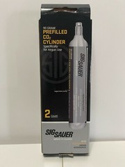 Sig Sauer 90 Gram CO2 Cartridges Prefilled Air Gun CO2 Cylinders – 2 Count