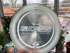 Disc Golf ICE Crystal Nuke SS First Run Proto Discraft (Rare White Stamp) #2519