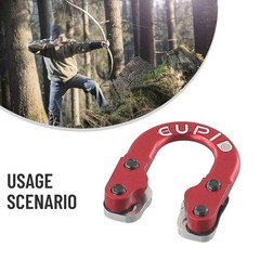 Securely Hold Arrows with Aluminum Alloy Metal D Ring for Compound Bow