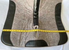 NEW Top Quality Contoured Wool Felt Saddle PAD~Cutout Wither Relief~Wear Leather