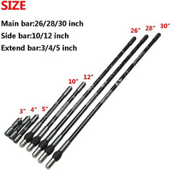 Archery Bow Stabilizer 3/4/5/10/12/26/28/30 inch Carbon Fiber Bow Balance Bar St