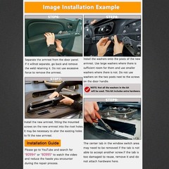 80994 Front Left Driver Side Armrest Repair Kit Fit for Chevy Silverado Suburban