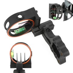 Archery Bow 3Pin Sight 0.029″ Optical Fiber Adjustable CompoundBow Shooting Hunt