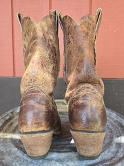 Justin BRL122 Women’s Brown Leather Western Cowboy Boots US Size 7
