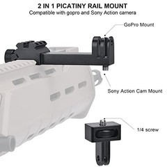 High Precision Aluminum Alloy Cell Phone Smartphone Gun Clamp Mount Picatinny