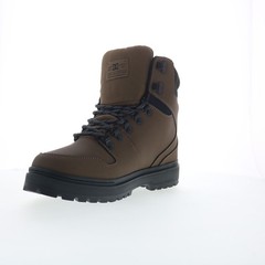 DC Peary TR ADYB700045-DCC Mens Brown Leather Skate Inspired Sneakers Shoes