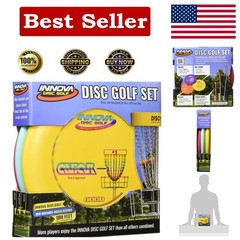 Ambidextrous Innova 3-Disc Golf Set for Beginners: Driver, Mid-Range, Putter