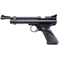 Crosman 2240 .22-Caliber Bolt Action Single-Shot CO2-Powered Air Pistol, Black