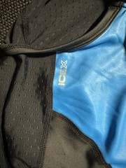 2XU Men’s Aero Sleeved Tri Suit – Blue/Black with Ice X – Size Medium
