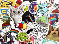 2000 Random Bulk Stickers Lot Fun Car Bottle Pack Bike Laptop Skin Decals